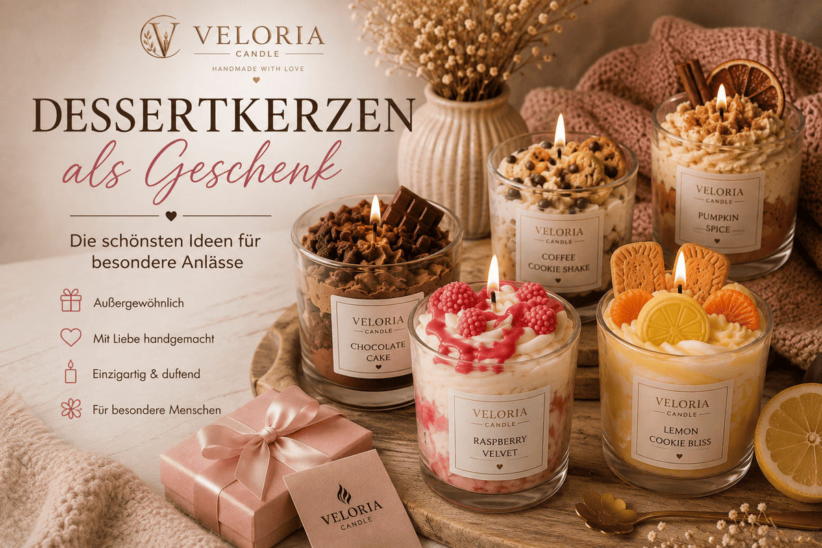 Dessertkerzen kaufen: Warum handgemachte Dessertkerzen das perfekte Geschenk sind