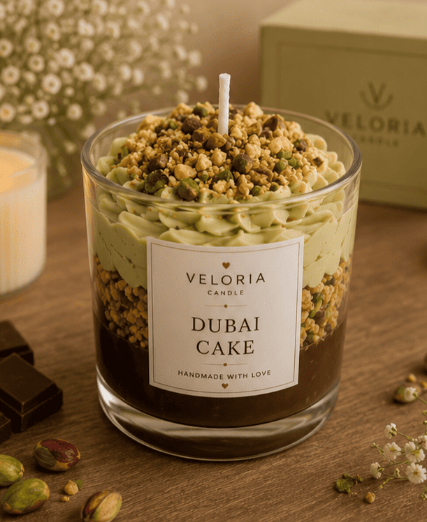 Dessertkerze Dubai Schokolade
