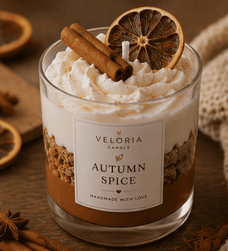 Dessertkerze Autumn Spice - Herbstkerze