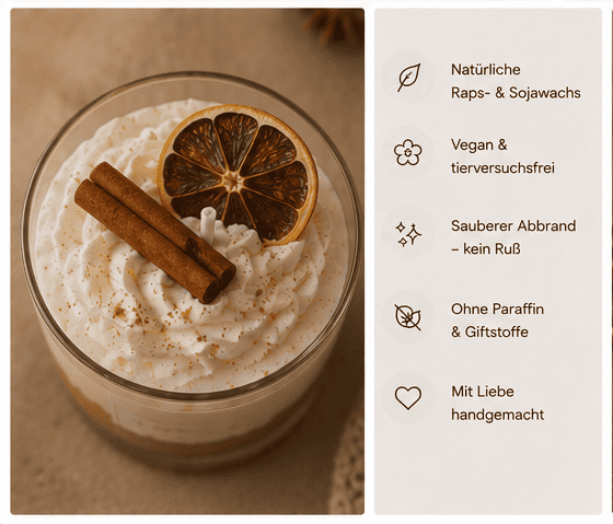 Dessertkerze Autumn Spice - Herbstkerze