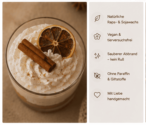 Dessertkerze Autumn Spice - Herbstkerze