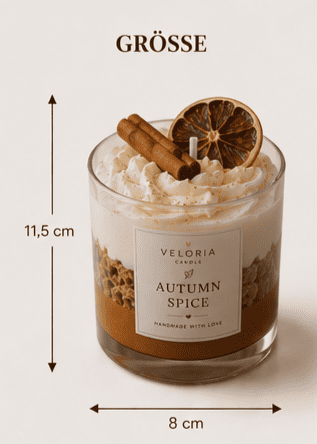 Dessertkerze Autumn Spice - Herbstkerze