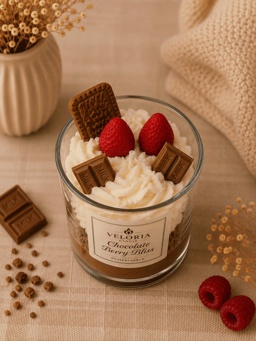 Dessertkerze Chocolate Berry Bliss