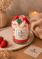 Dessertkerze Strawberry Cake