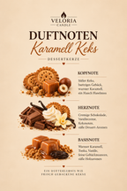 Karamell Keks Dessertkerze