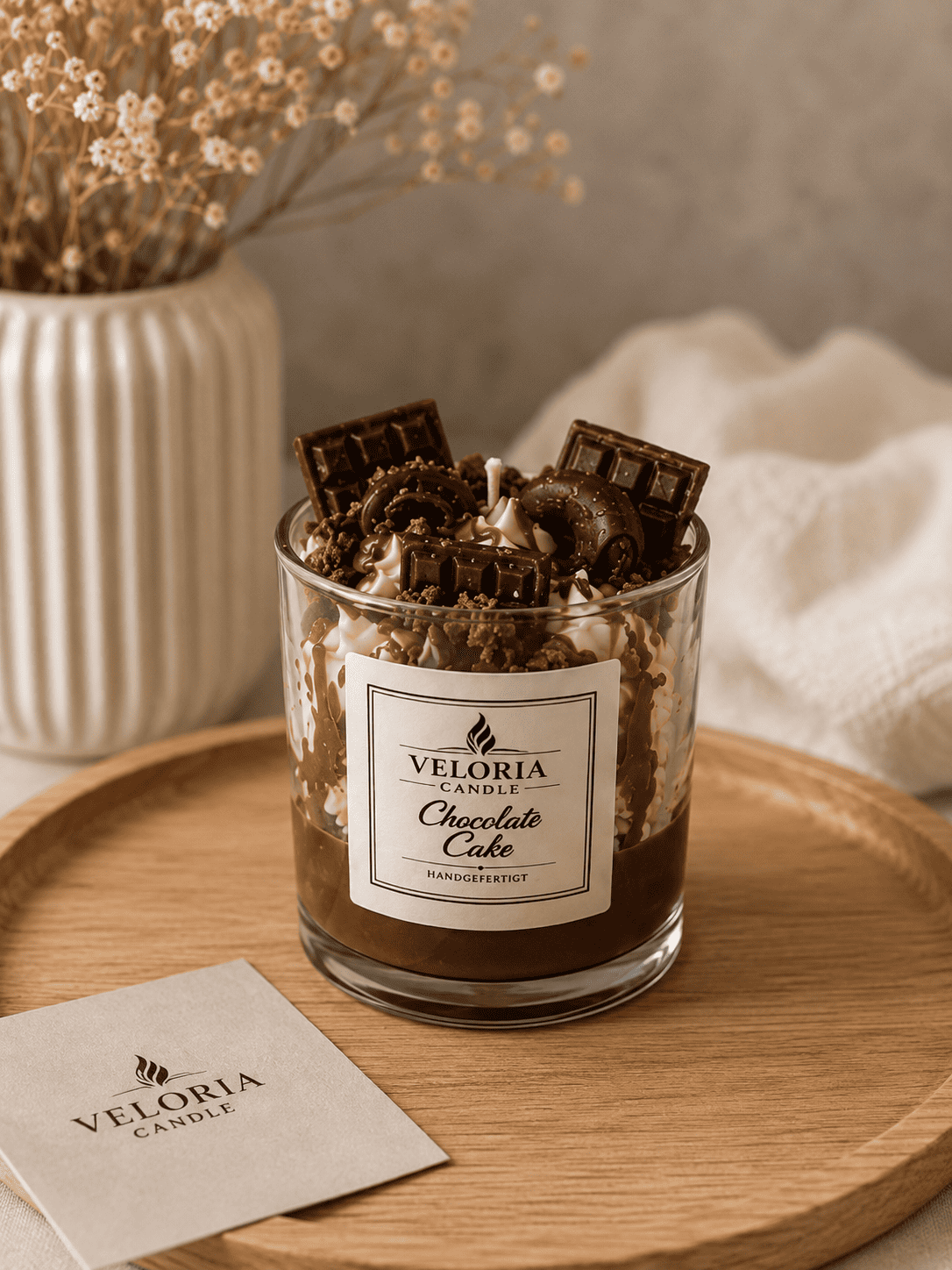 Dessertkerze Chocolate Cake