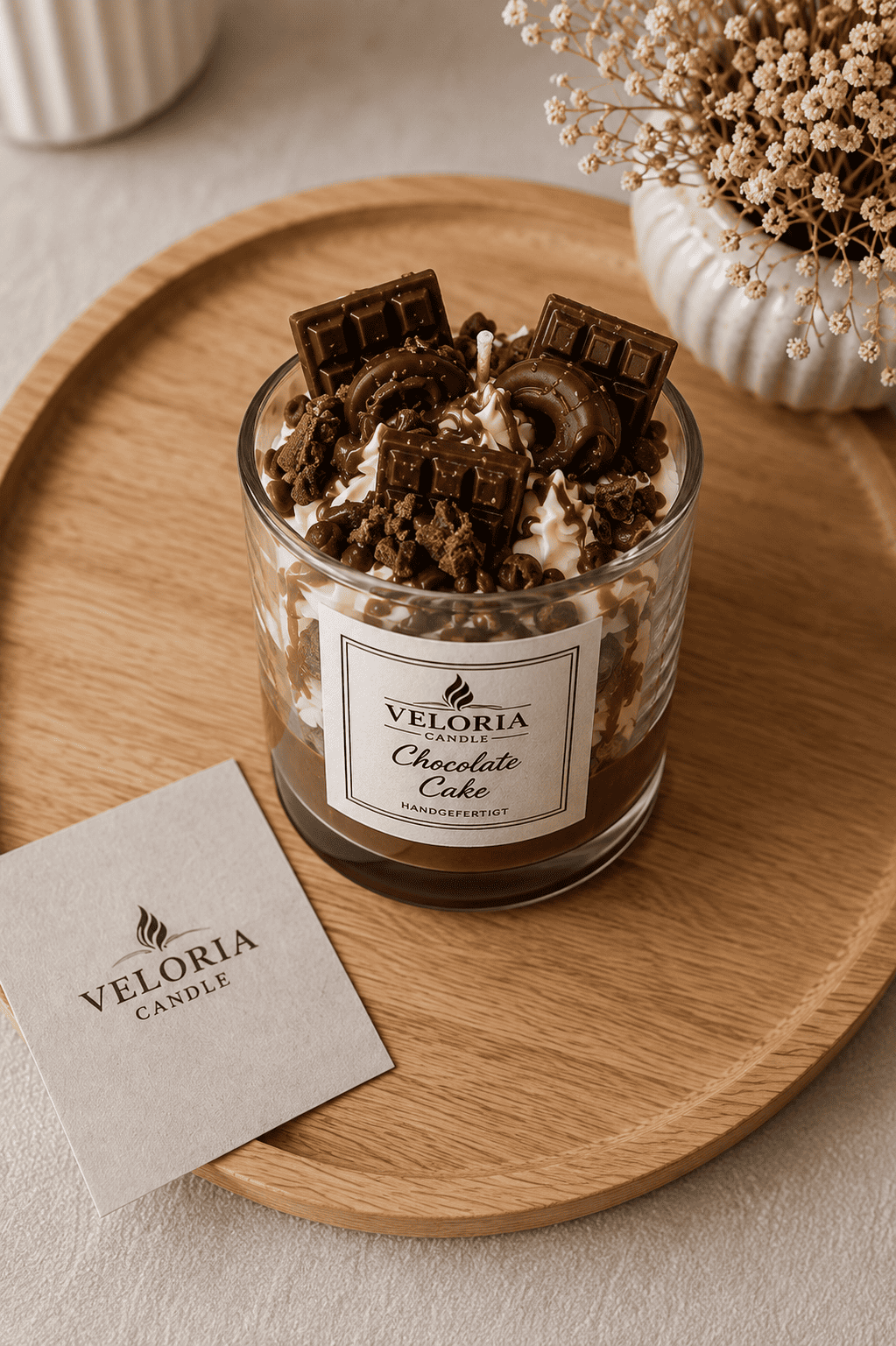 Dessertkerze Chocolate Cake